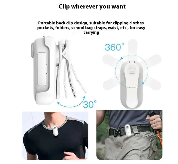 Mini 4K Action Camera - Waterproof, Wearable, Magnetic Mount