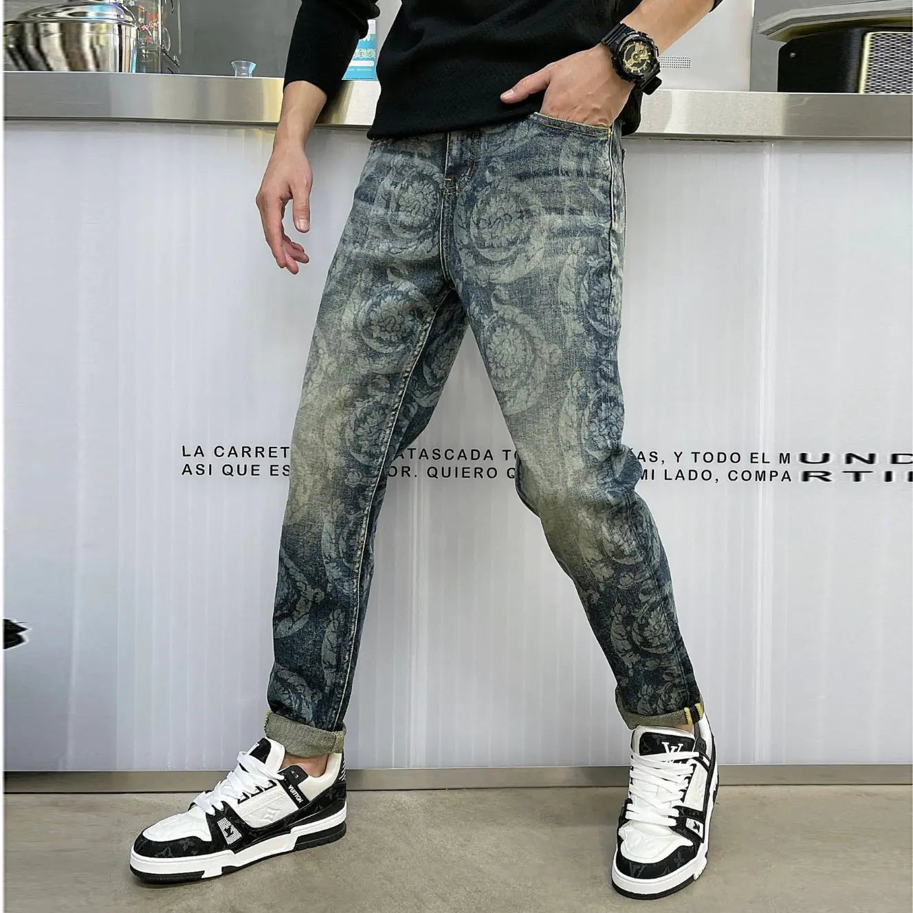 Casual Stretch Pants for Men - Fashionable Jeans