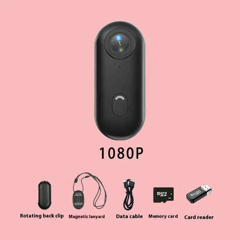 Mini 4K Action Camera - Waterproof, Wearable, Magnetic Mount